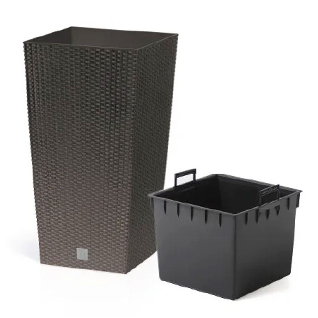 ΚΑΣΠΩ-ΓΛΑΣΤΡΑ (2 ΣΕ 1) ΜΟΚΚΑ RATO SQUARE ΤΕΤΡΑΓΩΝΗ 32.5x32.5x61cm 1/3KIB