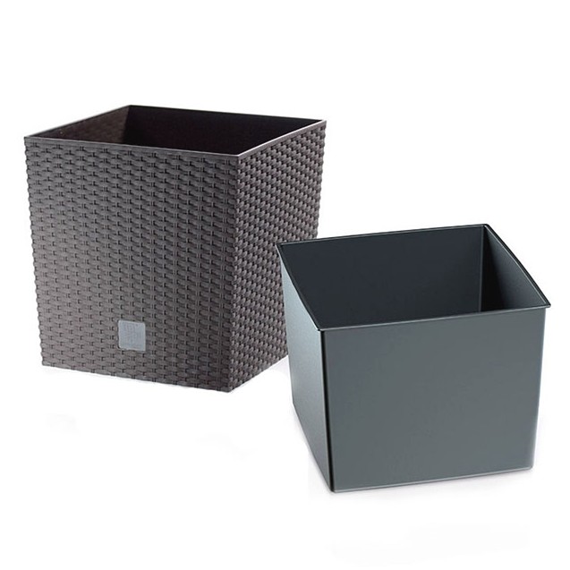 ΚΑΣΠΩ-ΓΛΑΣΤΡΑ (2 ΣΕ 1) ΑΝΘΡΑΚΙ RATO LOW ΤΕΤΡΑΓΩΝΗ 40x40x40.8cm 1/3KIB – Δίνει premium χαρακτήρα στο περιβάλλον | iroots.gr