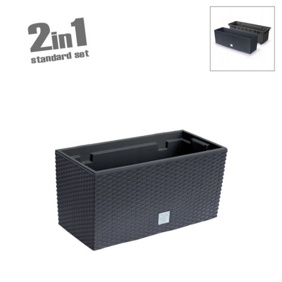 ΖΑΡΝΤΙΝΙΕΡΑ (2 ΣΕ 1) ΑΝΘΡΑΚΙ RATO CASE 39.5x18.5x19.5cm 5/15ΚΙΒ – Προσφέρει μοναδική αισθητική | iroots.gr