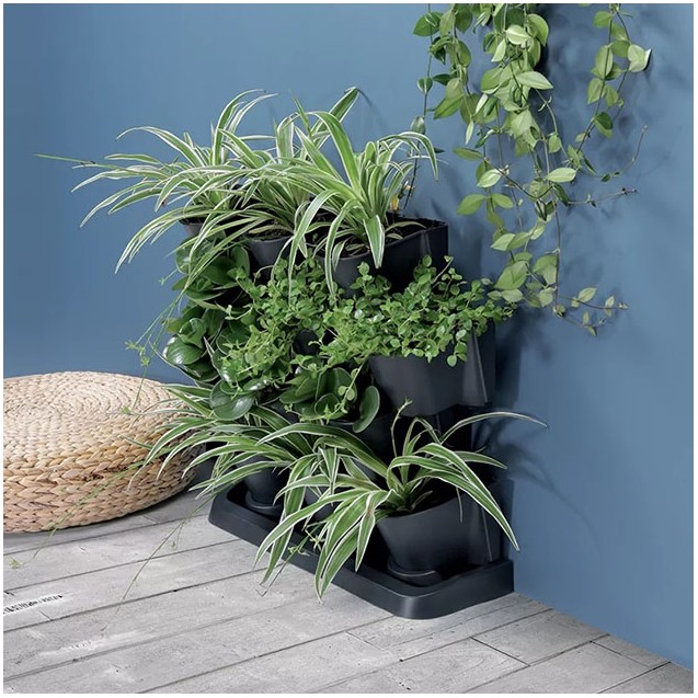 ΓΛΑΣΤΡΑΚΙΑ X12 ΕΠIΔΑΠΕΔΙΑ ΑΝΘΡΑΚΙ CASCADE GARDEN 68.5x19x54.6cm 1/1ΚΙΒ – Αναβαθμίζει άμεσα τον χώρο σου | iroots.gr