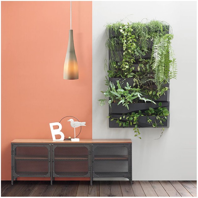 ΖΑΡΝΤΙΝΙΕΡΑ Χ2 ΕΠΙΤΟΙΧΗ ΑΝΘΡΑΚΙ CASCADE GARDEN WALL 78x19x35cm – Δίνει premium χαρακτήρα στο περιβάλλον | iroots.gr