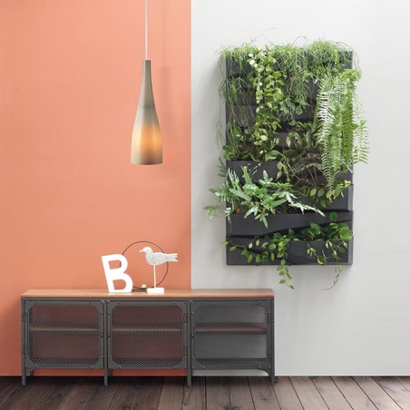 ΖΑΡΝΤΙΝΙΕΡΑ Χ2 ΕΠΙΤΟΙΧΗ ΑΝΘΡΑΚΙ CASCADE GARDEN WALL 78x19x35cm – Δίνει premium χαρακτήρα στο περιβάλλον | iroots.gr