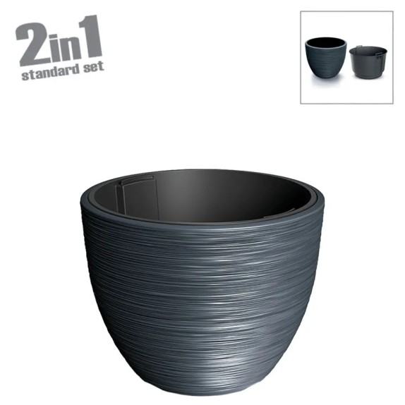 ΚΑΣΠΩ (2 ΣΕ 1) ΠΛΑΣΤΙΚΟ ΑΝΘΡΑΚΙ FURU - Φ39x32cm 3/36KIB – Δημιουργεί αίσθηση πολυτέλειας χωρίς κόπο | iroots.gr