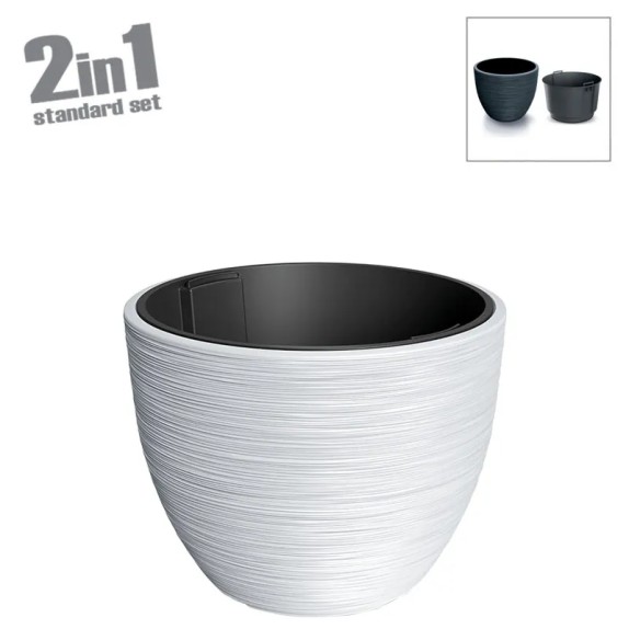 ΚΑΣΠΩ (2 ΣΕ 1) ΠΛΑΣΤΙΚΟ ΛΕΥΚΟ FURU - Φ39x32cm 3/36KIB – Ταιριάζει σε κάθε μοντέρνο ή επαγγελματικό χώρο | iroots.gr