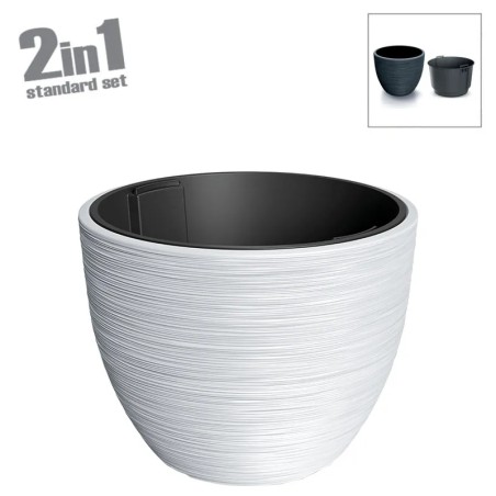 ΚΑΣΠΩ (2 ΣΕ 1) ΠΛΑΣΤΙΚΟ ΛΕΥΚΟ FURU - Φ47x38.5cm – Δίνει premium χαρακτήρα στο περιβάλλον | iroots.gr