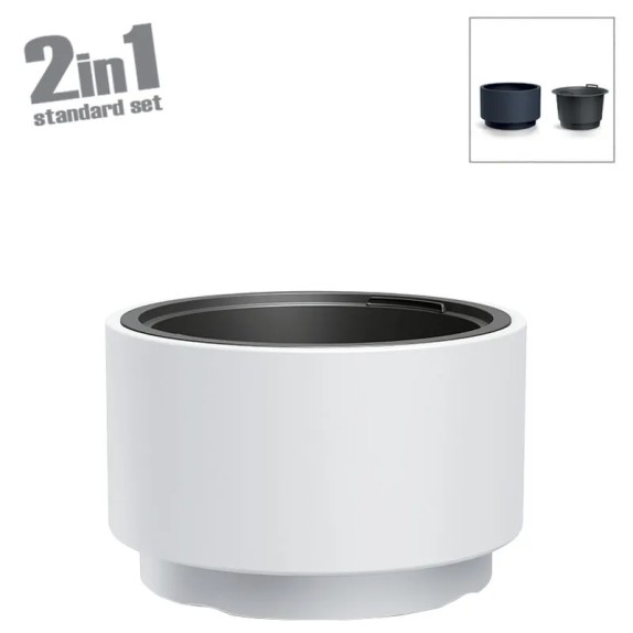 ΚΑΣΠΩ (2 ΣΕ 1) ΠΛΑΣΤΙΚΟ ΛΕΥΚΟ HEOS - Φ46.8x29.5cm 2/18ΚΙΒ – Αναβαθμίζει άμεσα τον χώρο σου | iroots.gr