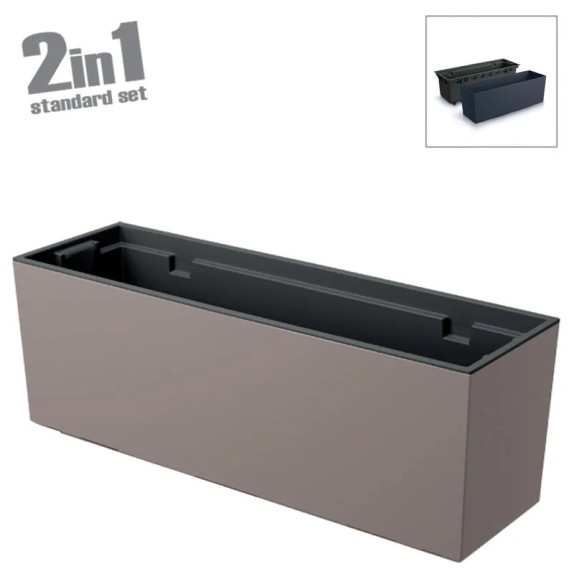 ΖΑΡΝΤΙΝΙΕΡΑ (2 ΣΕ 1) ΠΛΑΣΤΙΚΗ ΜΟΚΚΑ URBI CASE - 77x23.5x24.6cm 3/51KIB – Δημιουργεί αίσθηση πολυτέλειας χωρίς κόπο | iroots.gr