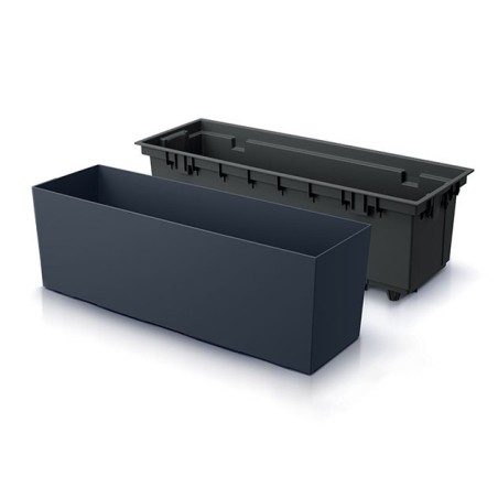 ΖΑΡΝΤΙΝΙΕΡΑ (2 ΣΕ 1) ΛΕΥΚΟ URBI CASE - 58x18x19.5cm 5/10ΚΙΒ – Δίνει premium χαρακτήρα στο περιβάλλον | iroots.gr