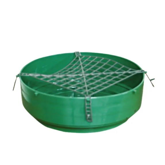 ΠΛΑΣΤΙΚΟ ΠΙΑΤΟ ΜΕ ΔΙΧΤΥ ΠΡΑΣΙΝΟ - Φ22x8cm – Δημιουργεί αίσθηση πολυτέλειας χωρίς κόπο | iroots.gr