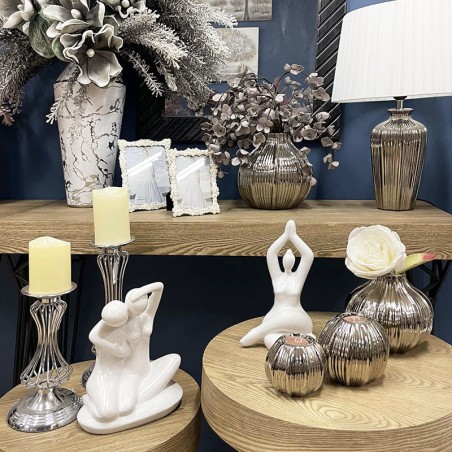 ΜΕΤΑΛΛΙΚΟ ΚΗΡΟΠΗΓΙΟ - ΑΣΗΜΙ ΣΥΡΜΑ Υ31cm 1/6KIB – Δημιουργεί αίσθηση πολυτέλειας χωρίς κόπο | iroots.gr