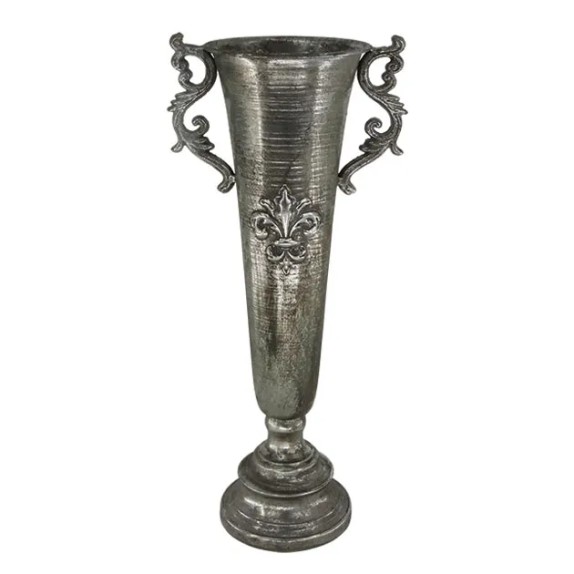 ΜΕΤΑΛΛΙΚΟ BAZO - ΑΣΗΜΙ ANTIKE Y50.5cm 6/KIB – Αναβαθμίζει άμεσα τον χώρο σου | iroots.gr