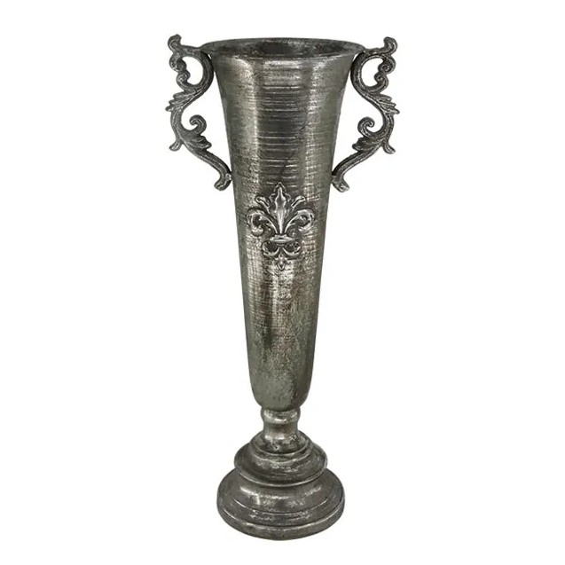 ΜΕΤΑΛΛΙΚΟ BAZO - ΑΣΗΜΙ ANTIKE Y50.5cm 6/KIB – Αναβαθμίζει άμεσα τον χώρο σου | iroots.gr