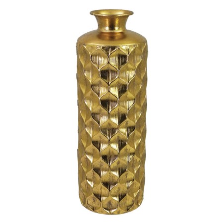 ΜΕΤΑΛΛΙΚΟ ΒΑΖΟ-ΜΠΟΥΚΑΛΙ ΧΡΥΣΟ Φ17x49cm 4/ΚΙΒ – Δημιουργεί αίσθηση πολυτέλειας χωρίς κόπο | iroots.gr