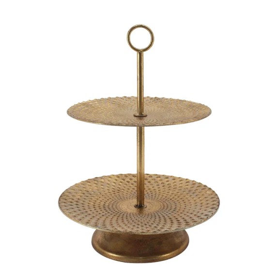 ΜΕΤΑΛΛΙΚΟΣ ΔΙΣΚΟΣ ΔΙΠΛΟΣ ΧΡΥΣΟ ΠΑΛΑΙΩΜΕΝΟ - Φ35x48.5cm 2/ΚΙΒ – Ταιριάζει σε κάθε μοντέρνο ή επαγγελματικό χώρο | iroots.gr