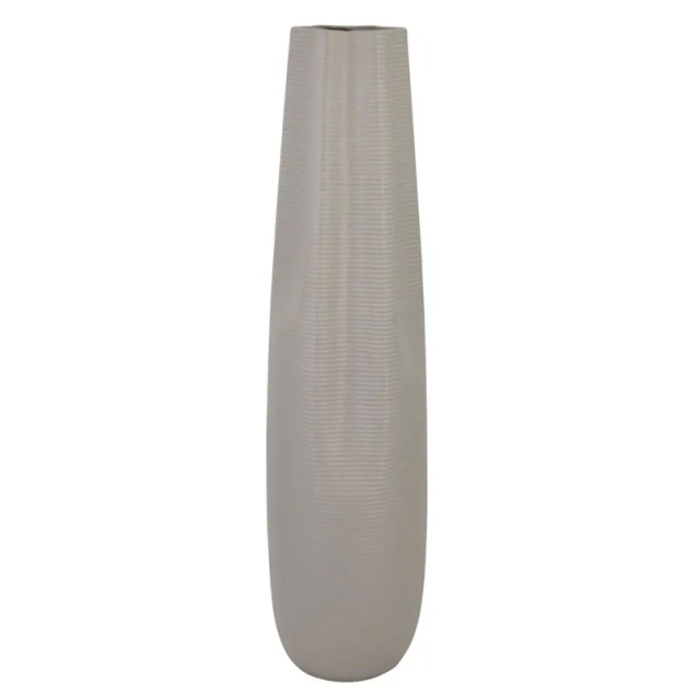 ΕΠΙΔΑΠΕΔΙΟ ΒΑΖΟ ΑΝΟΙΧΤΟ ΓΚΡΙ ΚΕΡΑΜΙΚΟ ΤΣΑΛΑΚΩΤΟ ΓΡΑΜΜΩΤΟ Φ18x78cm 4/KIB – Προσφέρει μοναδική αισθητική | iroots.gr