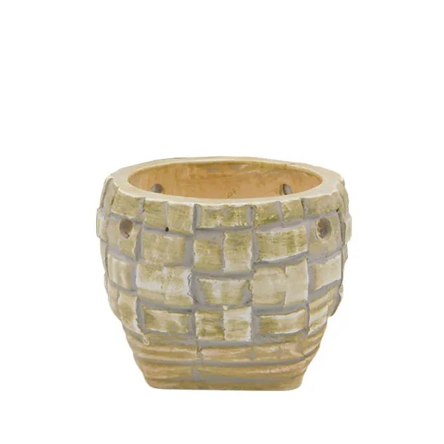 ΚΑΣΠΩ ΣΤΡΟΓΓΥΛΟ ΜΠΕΖ ΜΩΣΑΪΚΟ ΜΕΣΑΙΟ Φ16x13.5cm 1/8ΚΙΒ