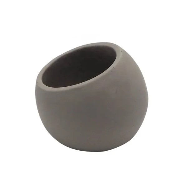 ΚΑΣΠΩ ΣΤΡΟΓΓΥΛΟ ΛΟΞΟ ΓΚΡΙ ΦΩΛΙΑ ΜΕΓΑΛΟ 18x17x15cm 1/8ΚΙΒ – Ταιριάζει σε κάθε μοντέρνο ή επαγγελματικό χώρο | iroots.gr