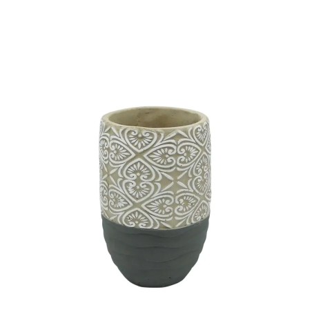 ΚΑΣΠΩ/ΒΑΖΟ ΣΤΡΟΓΓΥΛΟ ΓΚΡΙ ΕΛΛΗΝΙΚΟ ΜΟΤΙΒΟ ΜΙΚΡΟ 10x15cm 1/24ΚΙΒ – Δίνει premium χαρακτήρα στο περιβάλλον | iroots.gr