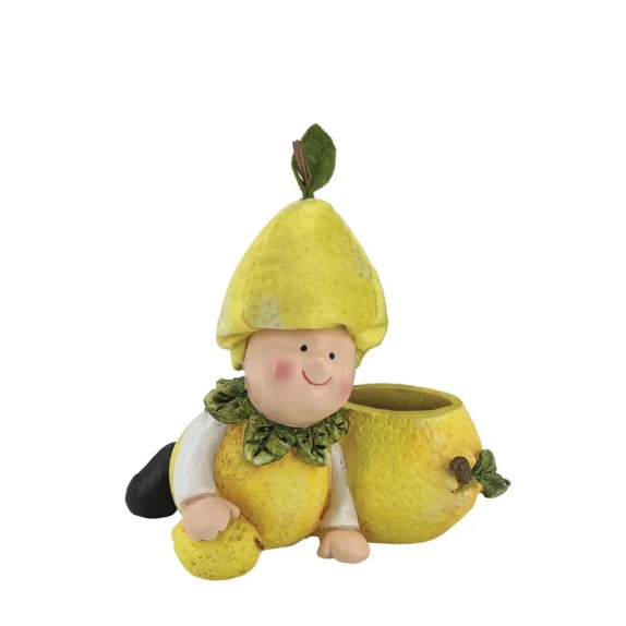 ΚΑΣΠΩ ΦΡΟΥΤΟ ΛΕΜΟΝΙ ΜΕ ΑΝΘΡΩΠΑΚΙ ΜΙΚΡΟ - 15x12x15cm 8/KIB – Αναβαθμίζει άμεσα τον χώρο σου | iroots.gr