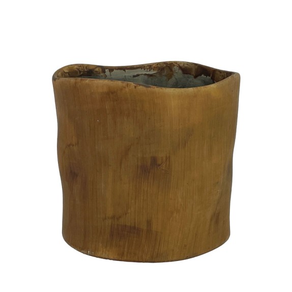 ΚΑΣΠΩ ΣΤΡΟΓΓΥΛΟ ΚΑΦΕ ΕΛΕΥΘΕΡΟ ΧΕΙΡΟΠΟΙΗΤΟ ΜΕΓΑΛΟ - Φ16x15.5cm 1/12ΚΙΒ – Αναβαθμίζει άμεσα τον χώρο σου | iroots.gr