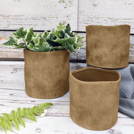 ΚΑΣΠΩ ΣΤΡΟΓΓΥΛΟ ΚΑΦΕ ΕΛΕΥΘΕΡΟ ΧΕΙΡΟΠΟΙΗΤΟ ΜΕΓΑΛΟ - Φ16x15.5cm 1/12ΚΙΒ – Αναβαθμίζει άμεσα τον χώρο σου | iroots.gr