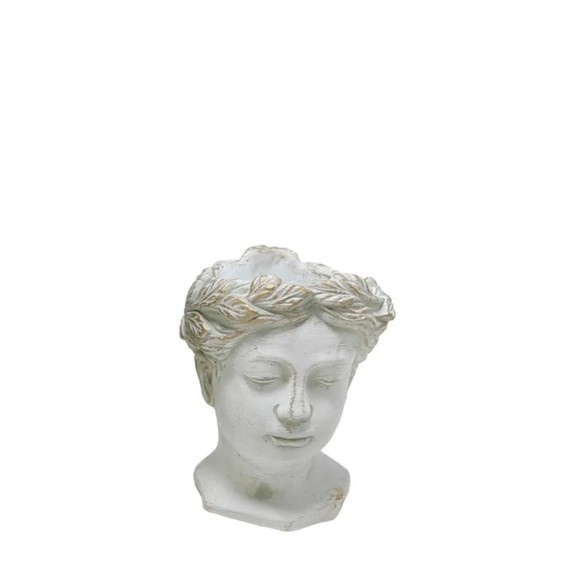 ΚΑΣΠΩ ΛΕΥΚΟ/ΧΡΥΣΟ ΚΕΦΑΛΙ ΓΥΝΑΙΚΑΣ ΑΓΑΛΜΑ - Φ12x16.5cm 12/ΚΙΒ – Ταιριάζει σε κάθε μοντέρνο ή επαγγελματικό χώρο | iroots.gr