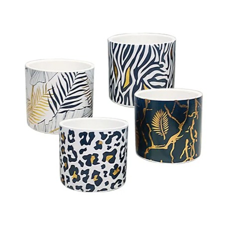 ΚΑΣΠΩ ΜΙΚΡΟ (4 ΣΧΕΔΙΑ ASS) ΨΗΦ. ΕΚΤΥΠΩΣΗ ΖΟΥΓΚΛΑ ΜΑΥΡΟ/ΧΡΥΣΟ - Φ11.5x10.5cm 4/48ΚΙΒ – Δημιουργεί αίσθηση πολυτέλειας χωρίς κόπο 