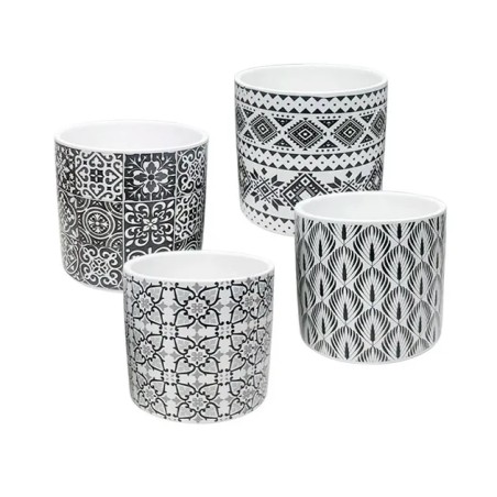 ΚΑΣΠΩ ΜΙΚΡΟ (4 ΣΧΕΔΙΑ ASS) ΨΗΦ. ΕΚΤΥΠΩΣΗ ΜΑΥΡΟ/ΓΚΡΙ ΜΟΤΙΒΑ ΠΛΑΚΙΔΙΩΝ - Φ11.5x10.5cm 4/48ΚΙΒ – Αναβαθμίζει άμεσα τον χώρο σου | i