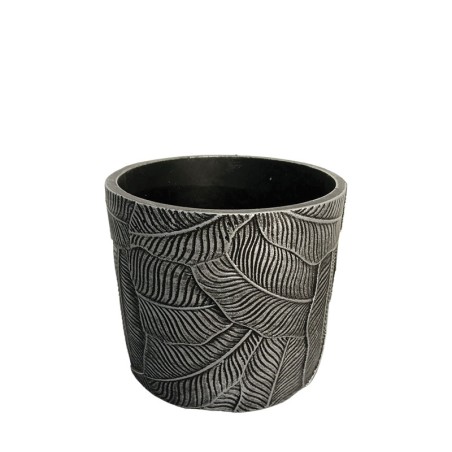 ΚΑΣΠΩ ΣΤΡΟΓΓΥΛΟ ΑΣΗΜΙ ΠΑΛΑΙΩΜΕΝΟ ΣΧΕΔΙΟ ΦΥΛΛΑ ΑΝΑΓΛΥΦΟ ΜΕΣΑΙΟ - Φ17x14cm 1/8KIB – Δίνει premium χαρακτήρα στο περιβάλλον | iroot