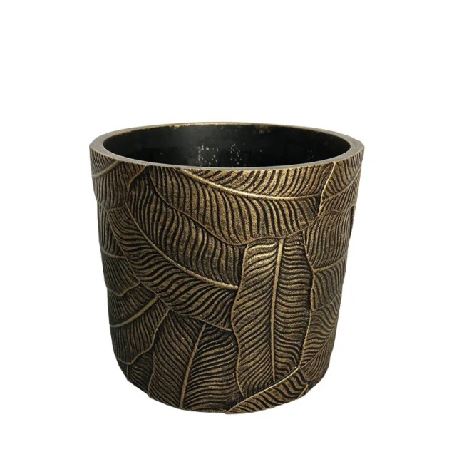 ΚΑΣΠΩ ΣΤΡΟΓΓΥΛΟ ΠΑΛΑΙΩΜΕΝΟ ΧΡΥΣΟ ΣΧΕΔΙΟ ΦΥΛΛΑ ΑΝΑΓΛΥΦΟ ΜΕΓΑΛΟ - Φ19x17cm 1/6KIB – Αναβαθμίζει άμεσα τον χώρο σου | iroots.gr