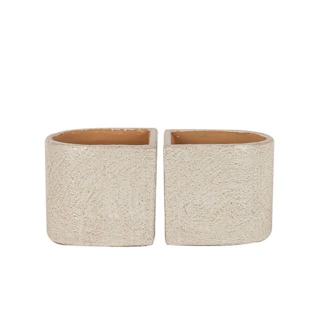 ΚΑΣΠΩ ΣΕΤ2 ΜΠΕΖ ΒΙΒΛΙΟΣΤΑΤΕΣ ΗΜΙΣΤΡΟΓΓΥΛΟ - 28x14x13cm 2/8ΚΙΒ – Δημιουργεί αίσθηση πολυτέλειας χωρίς κόπο | iroots.gr