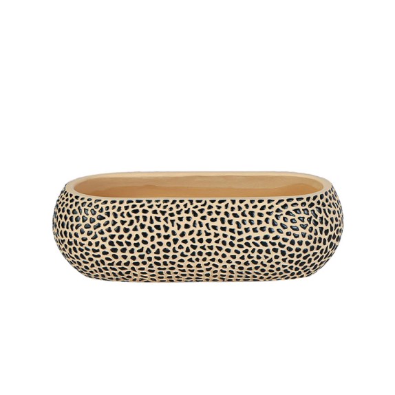 ΚΑΣΠΩ ΤΣΙΜΕΝΤΕΝΙΟ ΜΠΕΖ-ΜΑΥΡΟ ΜΙΚΡΗ ΖΑΡΝΤΙΝΙΕΡΑ ΠΟΥΑ 32.5x15x10cm - 1/8ΚΙΒ – Αναβαθμίζει άμεσα τον χώρο σου | iroots.gr