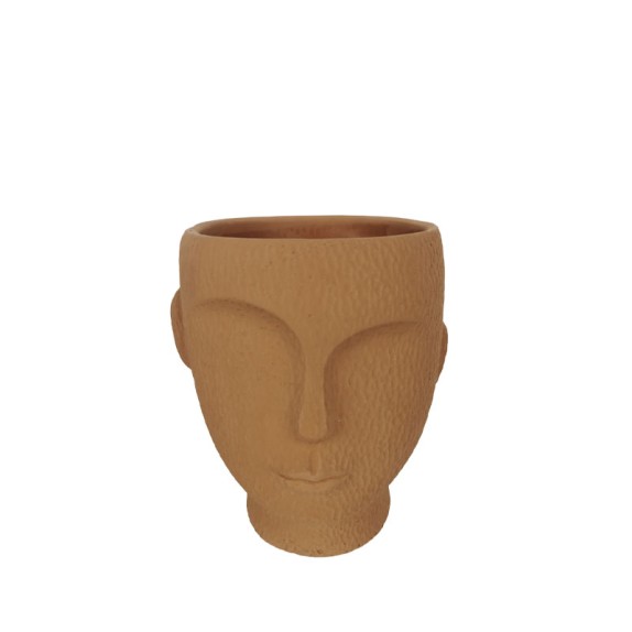 ΚΑΣΠΩ ΤΣΙΜΕΝΤΕΝΙΟ ΤΕΡΑΚΟΤΑ ΠΡΟΣΩΠΟ - 15x14x17.5cm 12/12ΚΙΒ – Δίνει premium χαρακτήρα στο περιβάλλον | iroots.gr