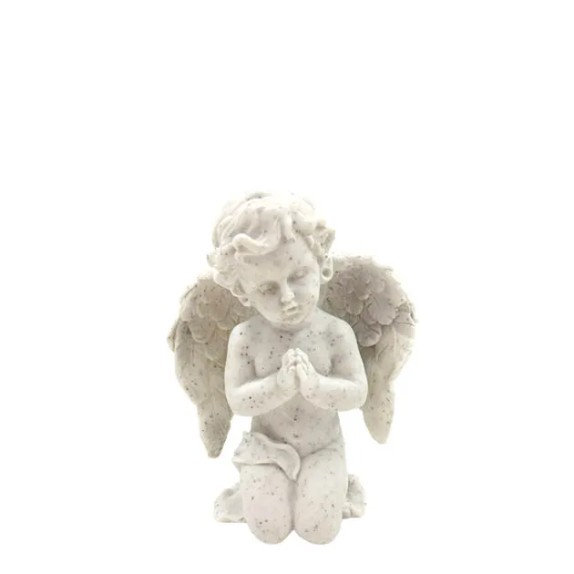 ΠΟΛΥΕΣΤΕΡΙΚΟ ΜΝΗΜΕΙΟY ΑΓΓΕΛΟΣ-ΠΡΟΣΕΥΧΗ - 13x7x15cm 24/ΚΙΒ – Δημιουργεί αίσθηση πολυτέλειας χωρίς κόπο | iroots.gr