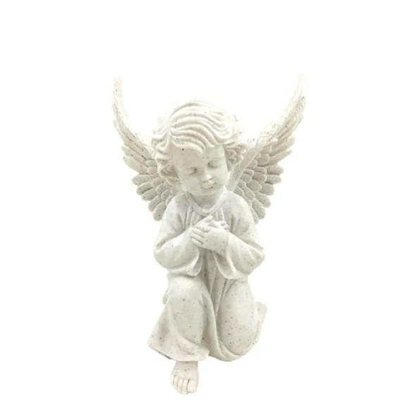 ΠΟΛΥΕΣΤΕΡΙΚΟ ΜΝΗΜΕΙΟY ΑΓΓΕΛΟΣ-ΠΡΟΣΕΥΧΗ - 13x12x22cm 12/ΚΙΒ – Δημιουργεί αίσθηση πολυτέλειας χωρίς κόπο | iroots.gr