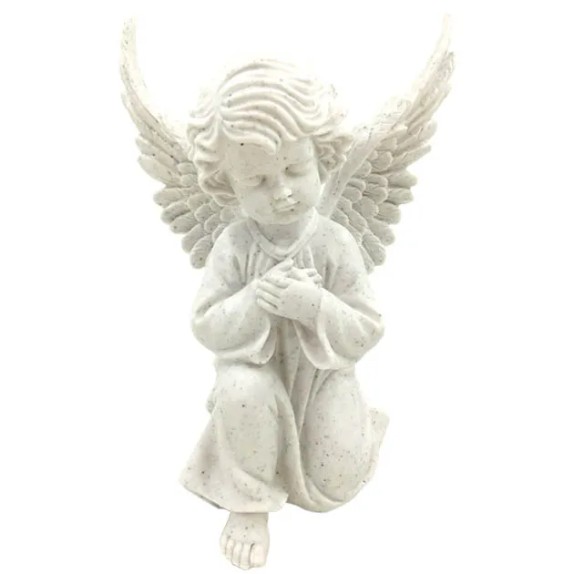 ΠΟΛΥΕΣΤΕΡΙΚΟ ΜΝΗΜΕΙΟY ΑΓΓΕΛΟΣ-ΠΡΟΣΕΥΧΗ - 20x18x30cm 1/12ΚΙΒ – Δίνει premium χαρακτήρα στο περιβάλλον | iroots.gr