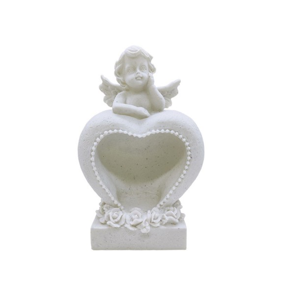 ΠΟΛΥΕΣΤΕΡΙΚΟ ΜΝΗΜΕΙΟΥ ΚΗΡΟΠΗΓΙΟ ΡΕΣΩ ΑΓΓΕΛΑΚΙ-ΚΑΡΔΙΑ - 15x10x12cm 12/ΚΙΒ – Δημιουργεί αίσθηση πολυτέλειας χωρίς κόπο | iroots.gr