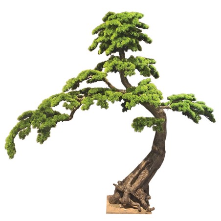 TEXNHTO ΔΕΝΤΡO ΜΠΟΝΣΑΪ ΠΕΥΚΟ ΣΕ ΜΕΤΑΛΛΙΚΗ ΒΑΣΗ ΣΥΝΑΡΜΟΛΟΓΟΥΜΕΝΟ -215x90xΥ180cm – Ταιριάζει σε κάθε μοντέρνο ή επαγγελματικό χώρο