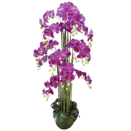 ΦΥΤΟ ΟΡΧΙΔΕΑ ΜΩΒ ΑΝΘΗ REAL TOUCH - Υ168cm 1/ΚΙΒ – Ταιριάζει σε κάθε μοντέρνο ή επαγγελματικό χώρο | iroots.gr