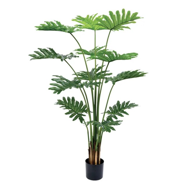 ΔΕΝΤΡΟ ΦΥΛΟΔΕΝΤΡΟΝ ΠΡΑΣΙΝΟ REAL TOUCH ΣΕ ΚΑΣΠΩ - Υ180cm 1/2ΚΙΒ – Δημιουργεί αίσθηση πολυτέλειας χωρίς κόπο | iroots.gr