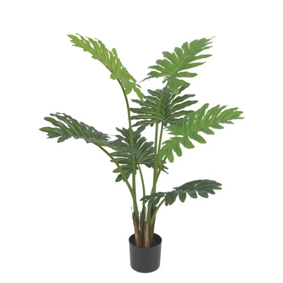 ΔΕΝΤΡΟ ΦΥΛΟΔΕΝΤΡΟΝ ΠΡΑΣΙΝΟ REAL TOUCH ΣΕ ΚΑΣΠΩ - Υ120cm 1/4ΚΙΒ – Δημιουργεί αίσθηση πολυτέλειας χωρίς κόπο | iroots.gr