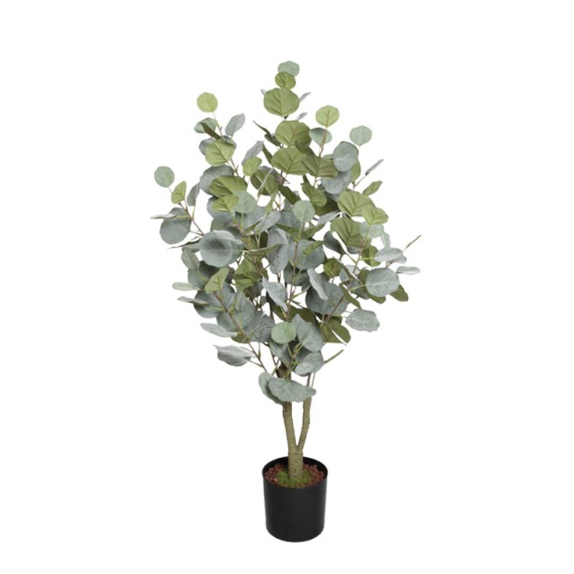 ΤΕΧΝΗΤΟ ΔΕΝΤΡΟ ΕΥΚΑΛΥΠΤΟΣ ΣΕ ΓΛΑΣΤΡΑ ΠΡΑΣΙΝΟ - Y80cm 4/ΚΙΒ – Αναβαθμίζει άμεσα τον χώρο σου | iroots.gr