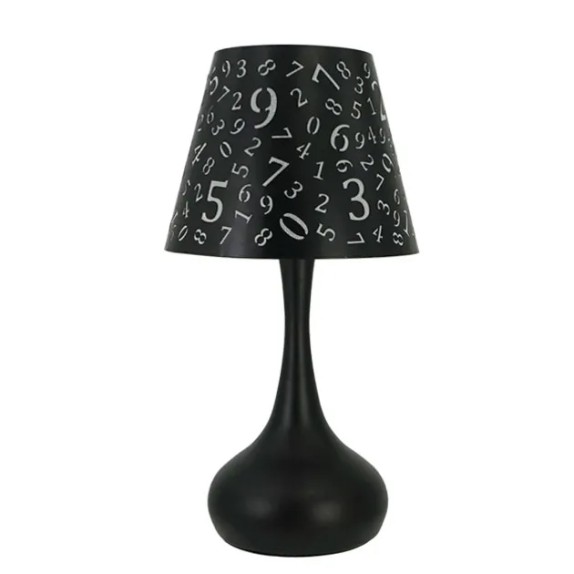 ΕΠΙΤΡΑΠΕΖΙΟ ΠΟΡΤΑΤΙΦ - ΦΩΤΕΙΝΟΙ ΑΡΙΘΜΟΙ ΜΑΥΡΟ 50cm 1/6ΚΙΒ – Δίνει premium χαρακτήρα στο περιβάλλον | iroots.gr