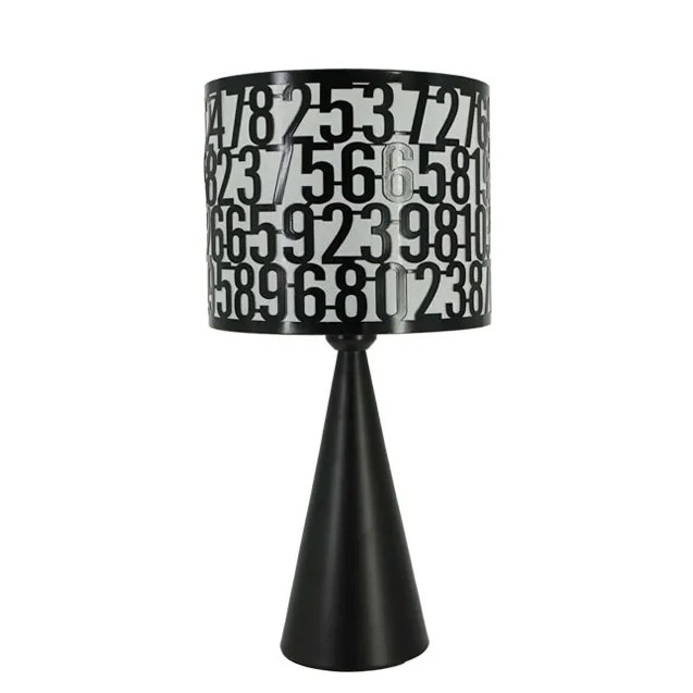 ΕΠΙΤΡΑΠΕΖΙΟ ΠΟΡΤΑΤΙΦ - ΦΩΤΕΙΝΟΙ ΑΡΙΘΜΟΙ ΜΑΥΡΟ Y47cm 1/6ΚΙΒ – Δημιουργεί αίσθηση πολυτέλειας χωρίς κόπο | iroots.gr