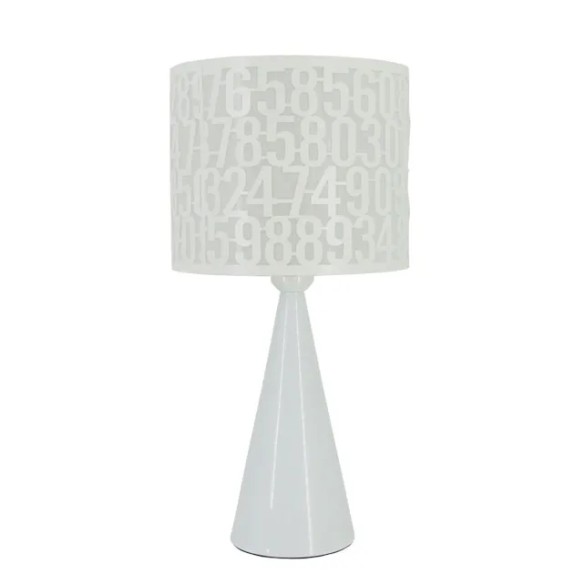 ΕΠΙΤΡΑΠΕΖΙΟ ΠΟΡΤΑΤΙΦ - ΦΩΤΕΙΝΟΙ ΑΡΙΘΜΟΙ ΛΕΥΚΟ Y47cm 1/6ΚΙΒ – Δίνει premium χαρακτήρα στο περιβάλλον | iroots.gr