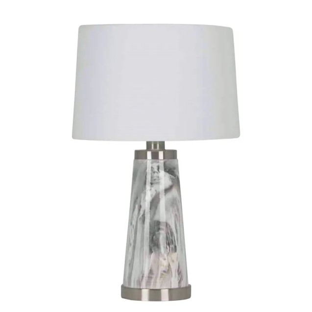 ΕΠΙΤΡΑΠΕΖΙΟ ΠΟΡΤΑΤΙΦ ΛΕΥΚΟ/ΑΣΗΜΙ ΜΑΡΜΑΡΟ ΚΩΝΟΣ 30.5x49.5cm 6/KIB – Δημιουργεί αίσθηση πολυτέλειας χωρίς κόπο | iroots.gr