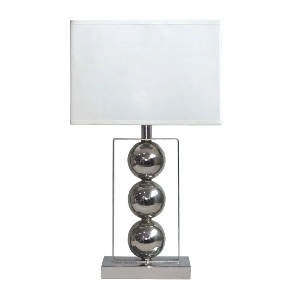 ΕΠΙΤΡΑΠΕΖΙΟ ΔΙΑΚΟΣΜΗΤΙΚΟ ΠΟΡΤΑΤΙΦ ΑΣΗΜΙ ΠΛΑΙΣΙΟ/ΣΦΑΙΡΕΣ - Υ53.5cm 6/KIB – Δημιουργεί αίσθηση πολυτέλειας χωρίς κόπο | iroots.gr