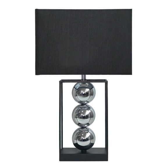 ΕΠΙΤΡΑΠΕΖΙΟ ΔΙΑΚΟΣΜΗΤΙΚΟ ΠΟΡΤΑΤΙΦ ΜΑΥΡΟ/ΑΣΗΜΙ - Υ55cm 4/KIB – Προσφέρει μοναδική αισθητική | iroots.gr