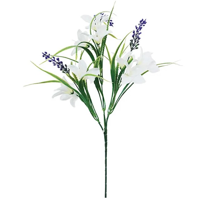 ΚΛΑΔΙ ΓΕΜΙΣΜΑΤΟΣ ΛΕΥΚΟ ΑΣΤΕΡΙΑ ΑΝΘΟΣ Y63cm. 72/288KIB