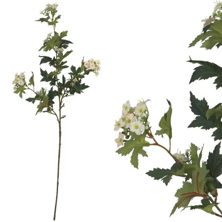 ΚΛΑΔΙ ΠΡΑΣΙΝΟ ΜΕ ΑΝΘΑΚΙΑ ΕΚΡΟΥ/ΡΟΖ - Υ76cm 24/288ΚΙΒ – Δημιουργεί αίσθηση πολυτέλειας χωρίς κόπο | iroots.gr